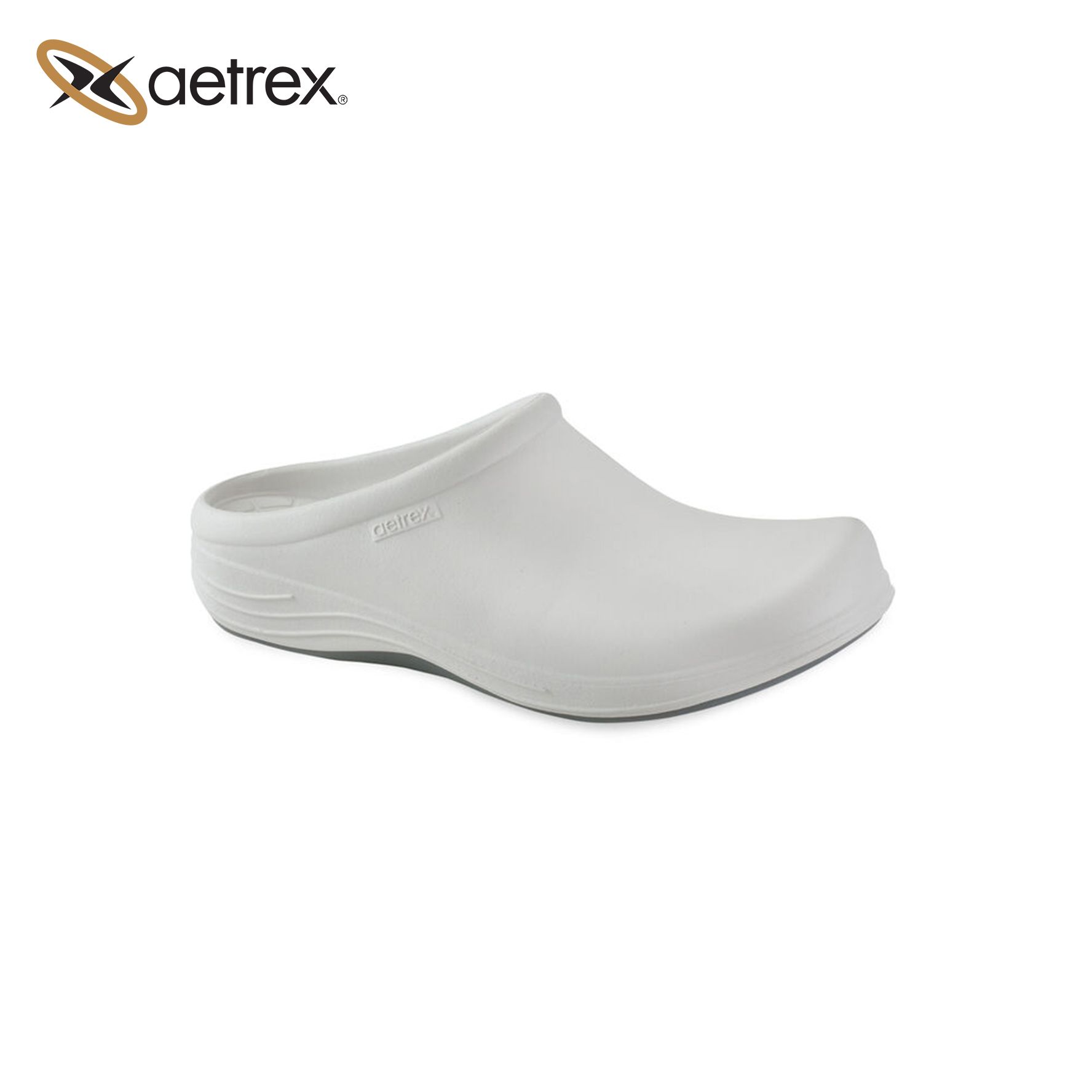 Giày sức khỏe nữ Aetrex Lynco Clogs White