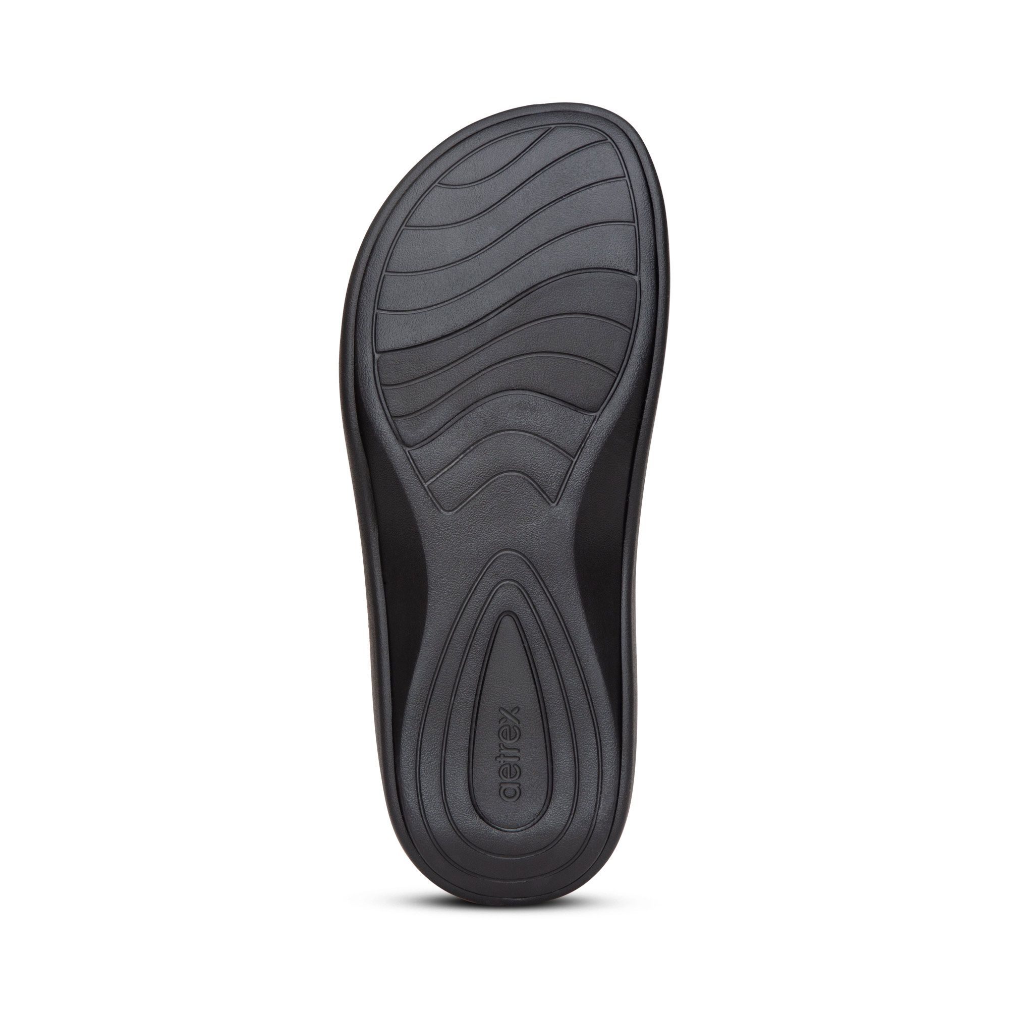 Giày sandal sức khoẻ nữ Aetrex Jillian Sport Black