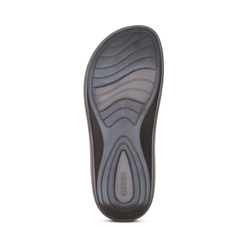 Giày sandal sức khoẻ nữ Aetrex Jillian Sport Java