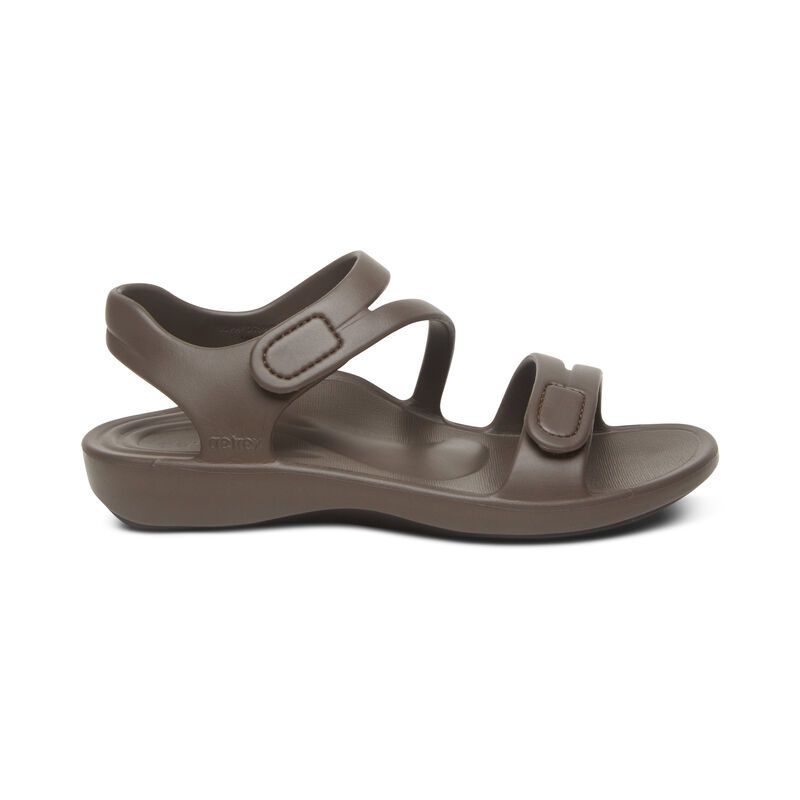 Giày sandal sức khoẻ nữ Aetrex Jillian Sport Java