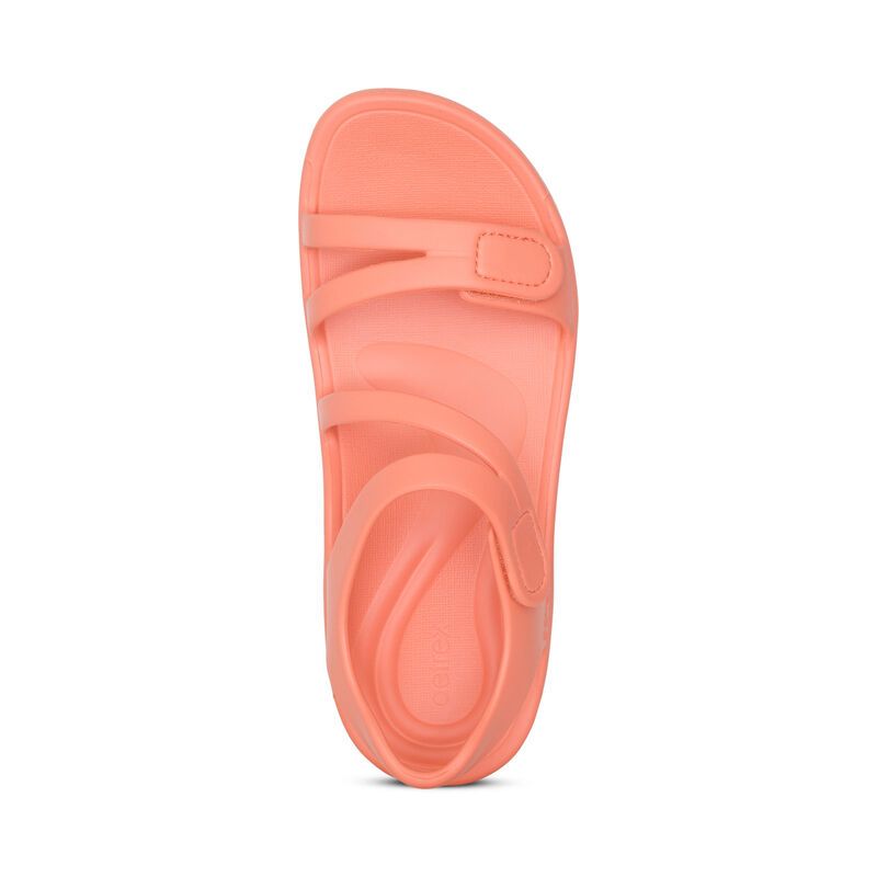  Giày Sandal sức khoẻ nữ Aetrex Jillian Sport Coral 