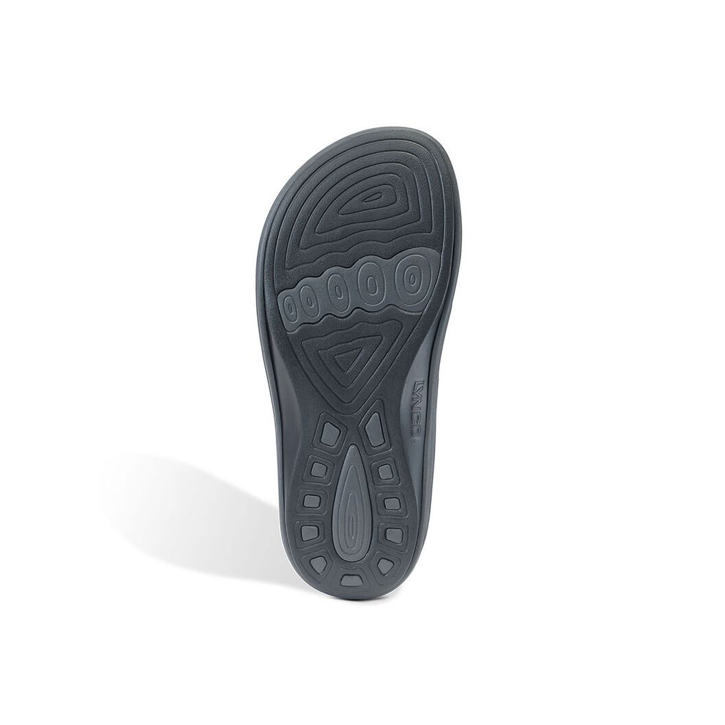 Dép sức khỏe nam Aetrex Lynco Slides Charcoal