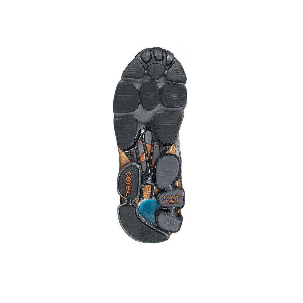 Giày sức khỏe nam Aetrex RX Runner Grey