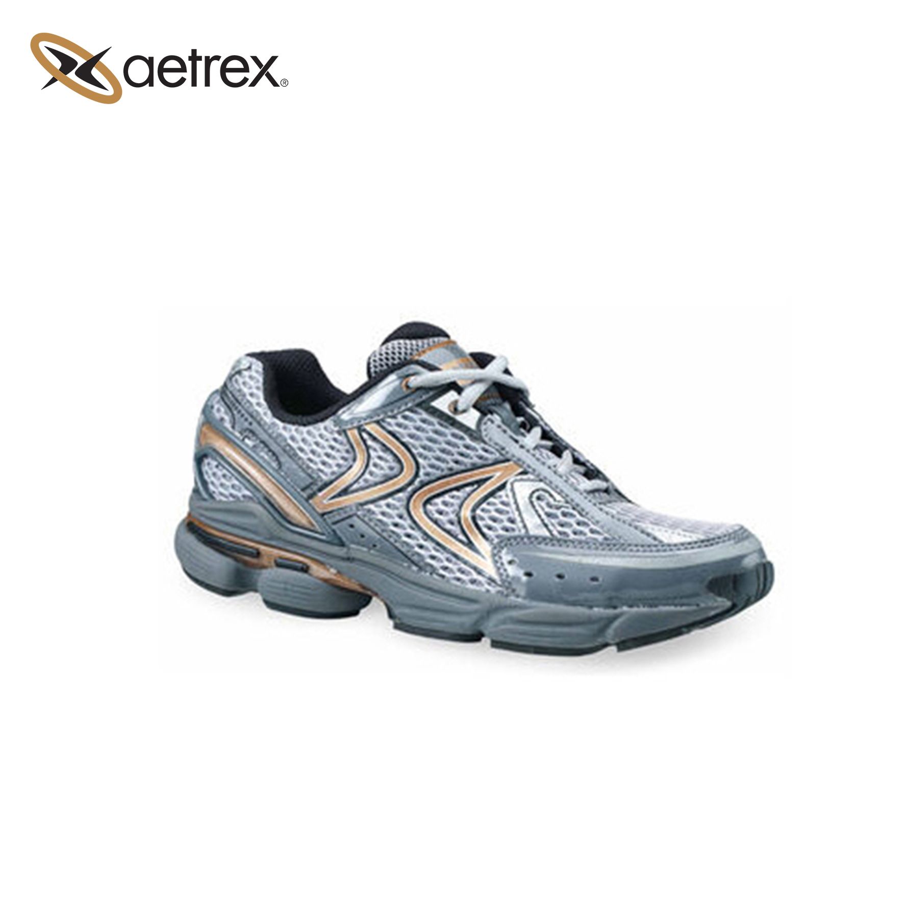Giày sức khỏe nam Aetrex RX Runner Grey