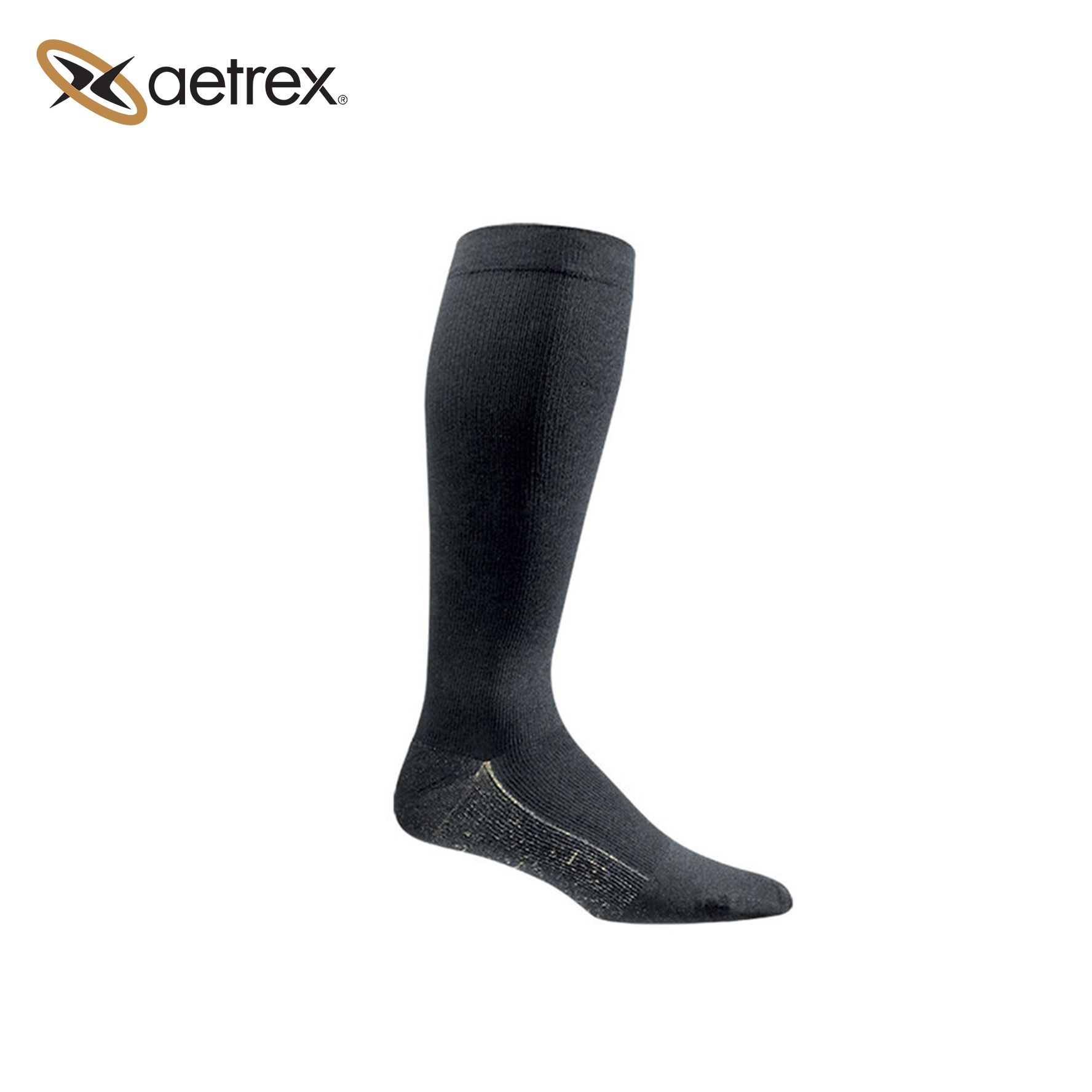 Vớ suy dãn tĩnh mạch Aetrex Compression Knee Black