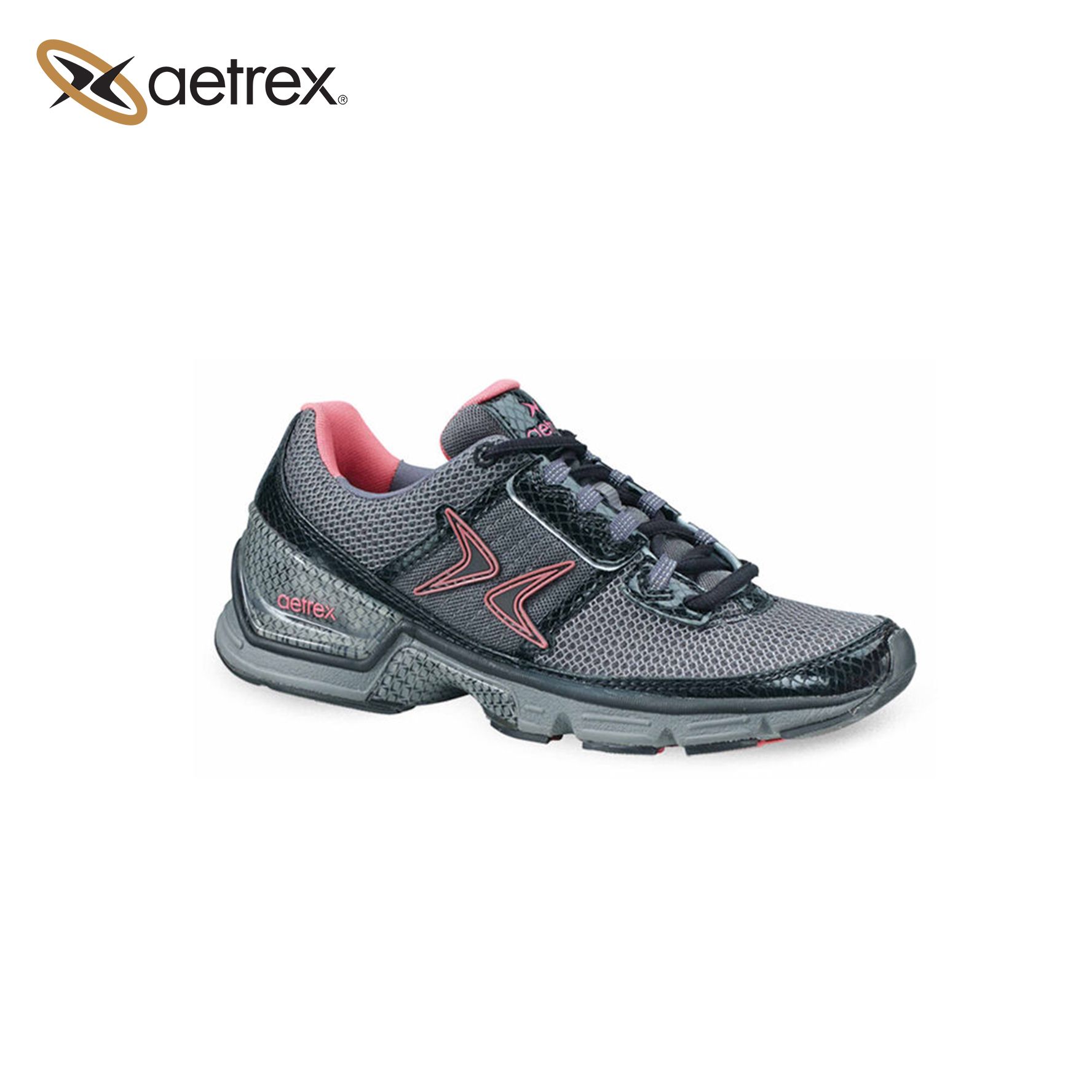 Giày sức khỏe nữ Aetrex XSpress Black Coral