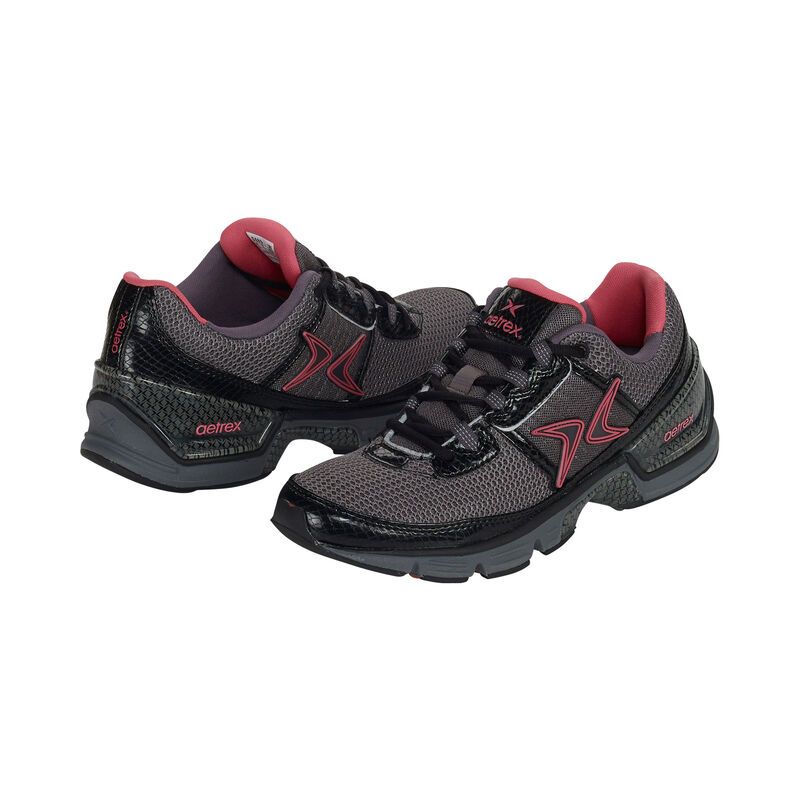 Giày sức khỏe nữ Aetrex XSpress Black Coral
