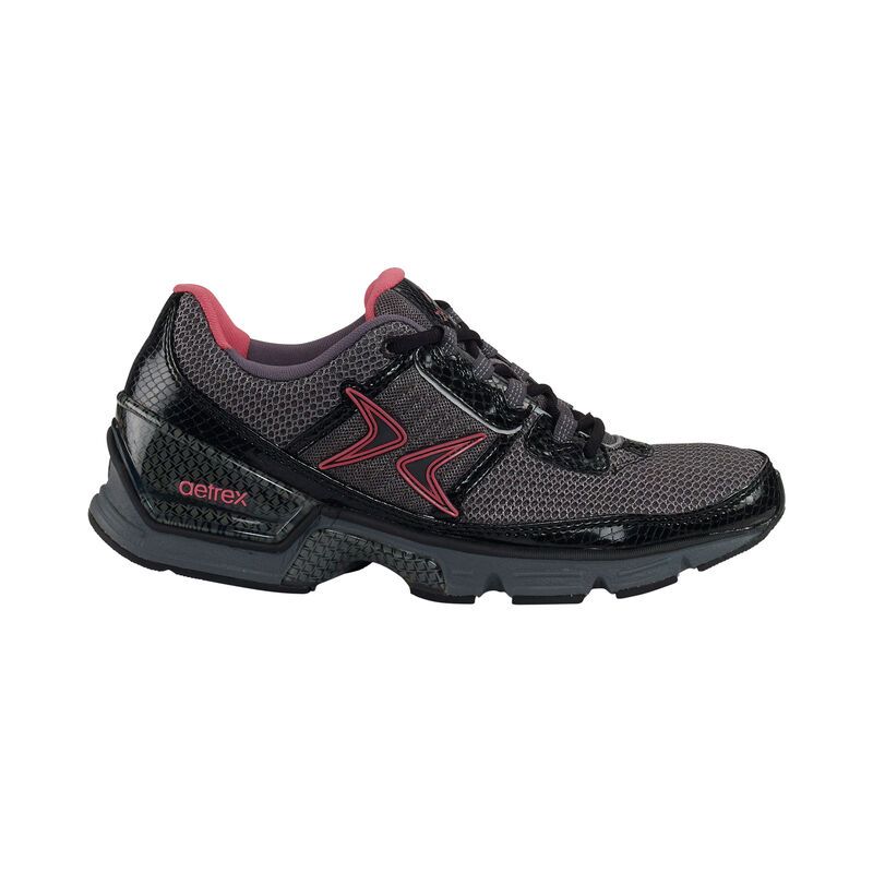Giày sức khỏe nữ Aetrex XSpress Black Coral