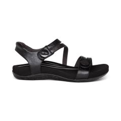  Giày Sandal sức khỏe nữ Aetrex Jess Black 