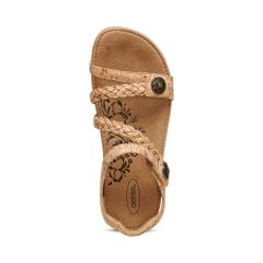  Giày Sandal sức khoẻ nữ Aetrex Jillian Brown 