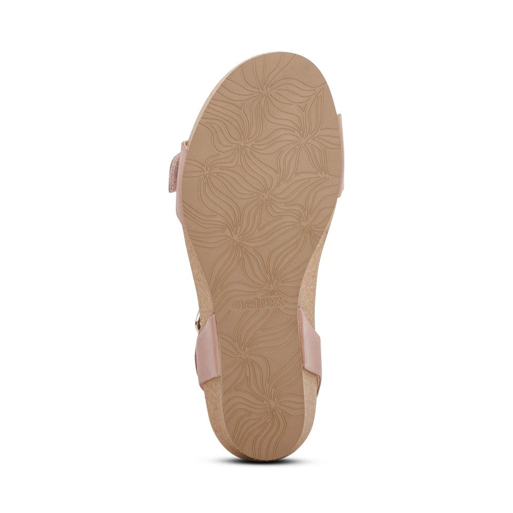Giày Sandal cao gót sức khoẻ nữ Aetrex Lexa Rose