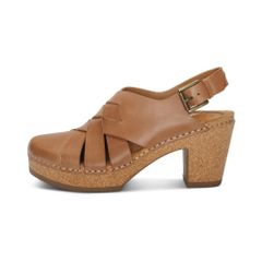  Giày Sandal cao gót sức khoẻ nữ Aetrex Paige Camel 