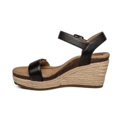  Giày Sandal cao gót sức khỏe nữ Aetrex Sydney Black 