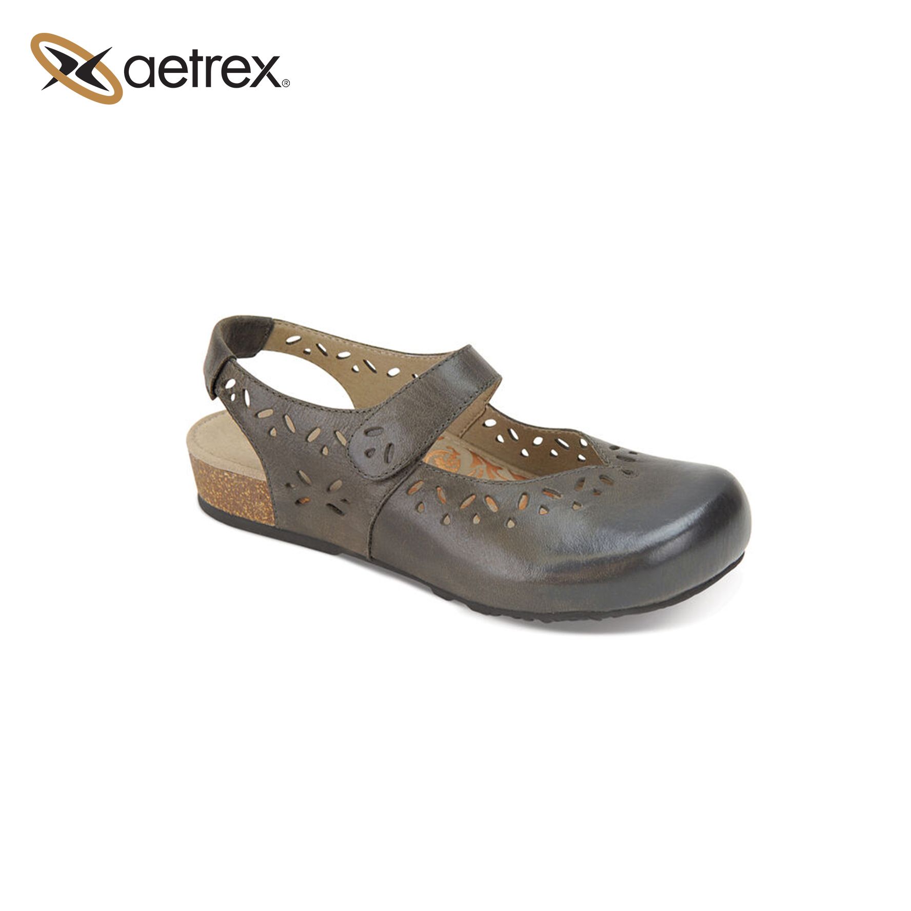 Sandal sức khỏe nữ Aetrex Cheryl Iron