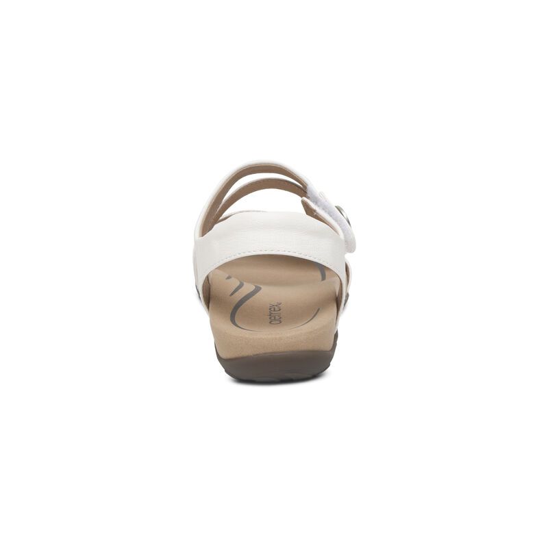Giày sandal sức khỏe nữ Aetrex Jess White