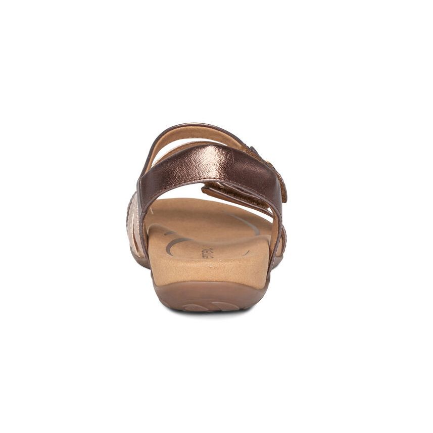 Sandal sức khỏe nữ Aetrex Jess Bronze