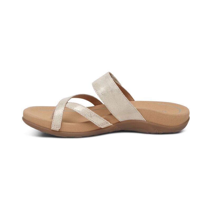 Dép xỏ ngón sức khỏe nữ Aetrex Izzy Tan
