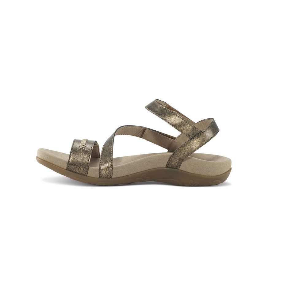 Sandal sức khỏe nữ Aetrex Gabby Bronze