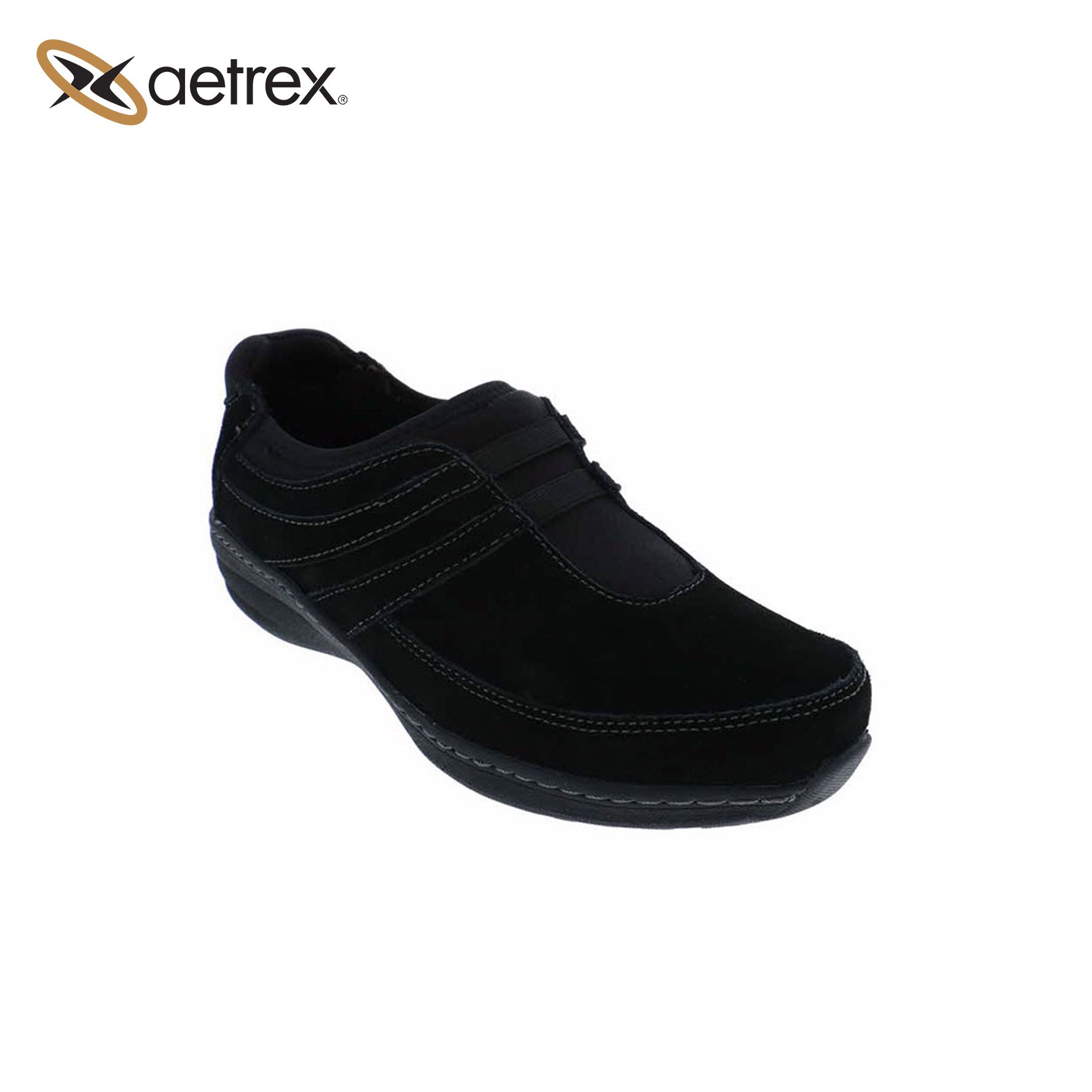 Giày sức khỏe nữ Aetrex Kimber Black