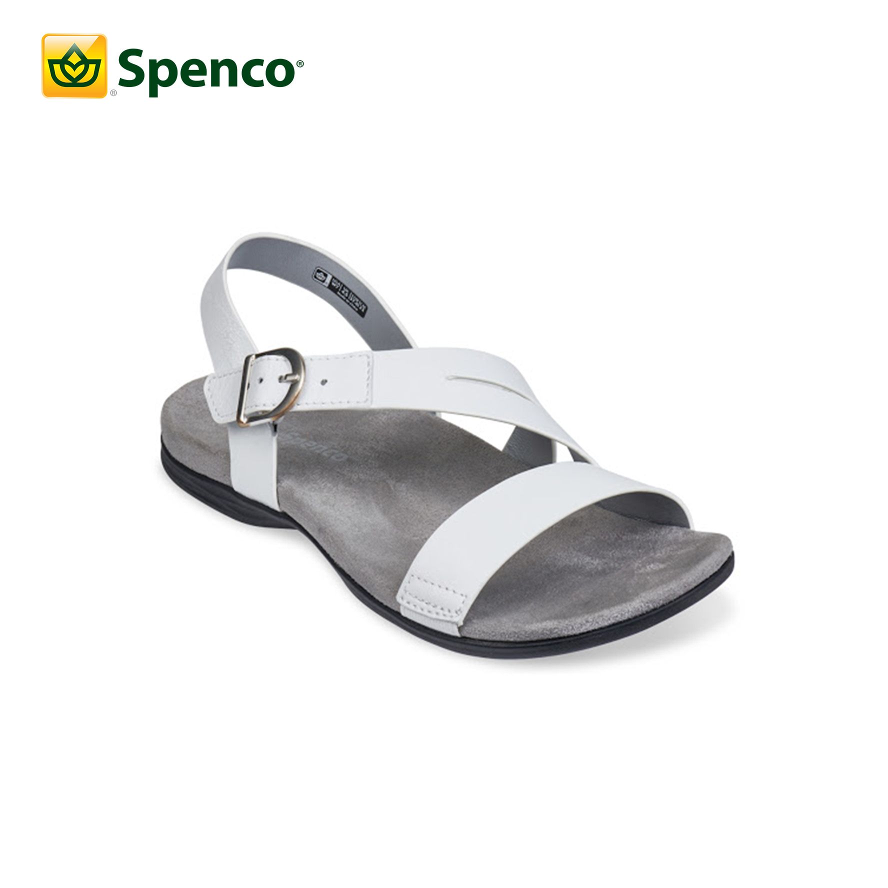 Sandal sức khỏe nữ Spenco Roxbury White