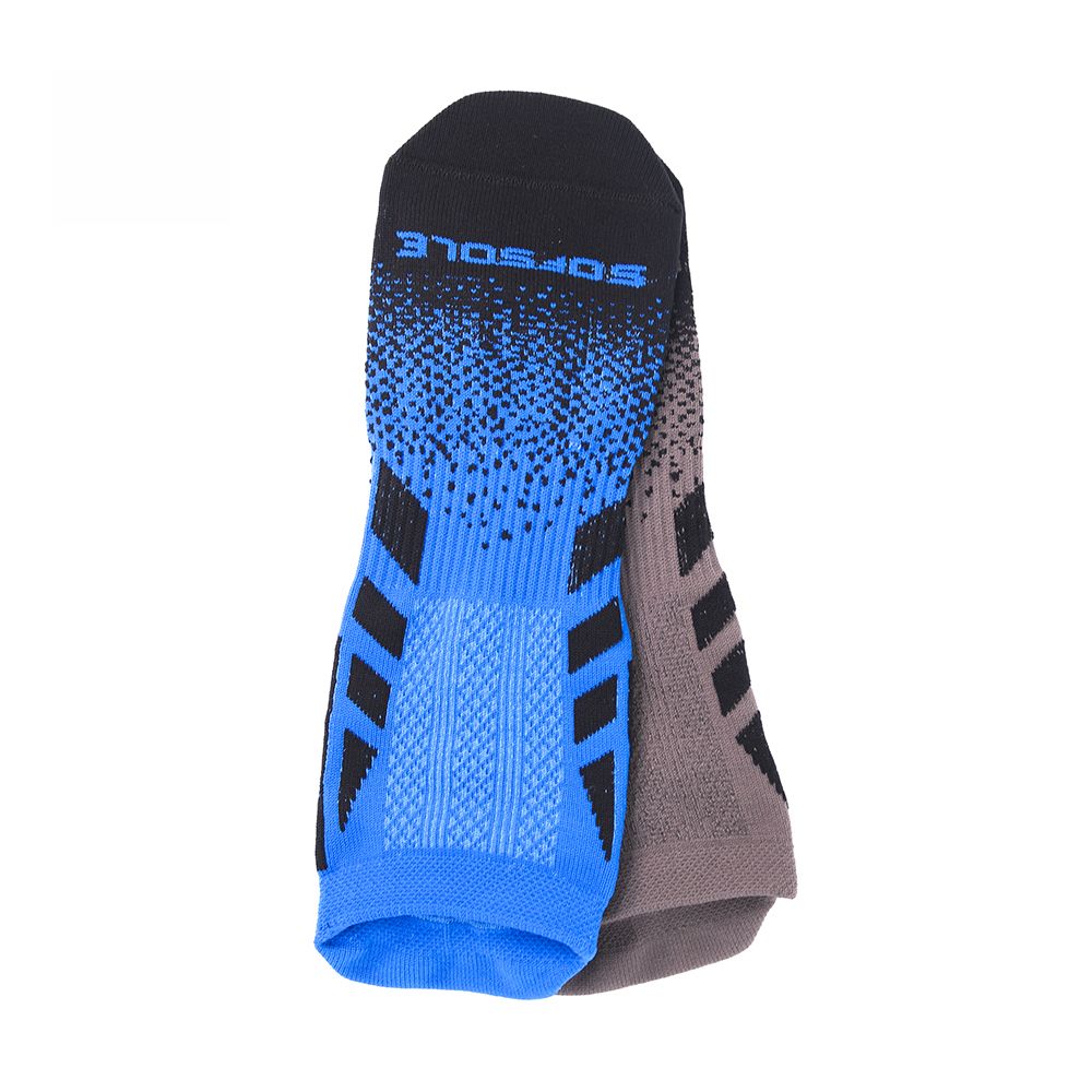 Vớ Nam thể thao Running Xanh/Nâu