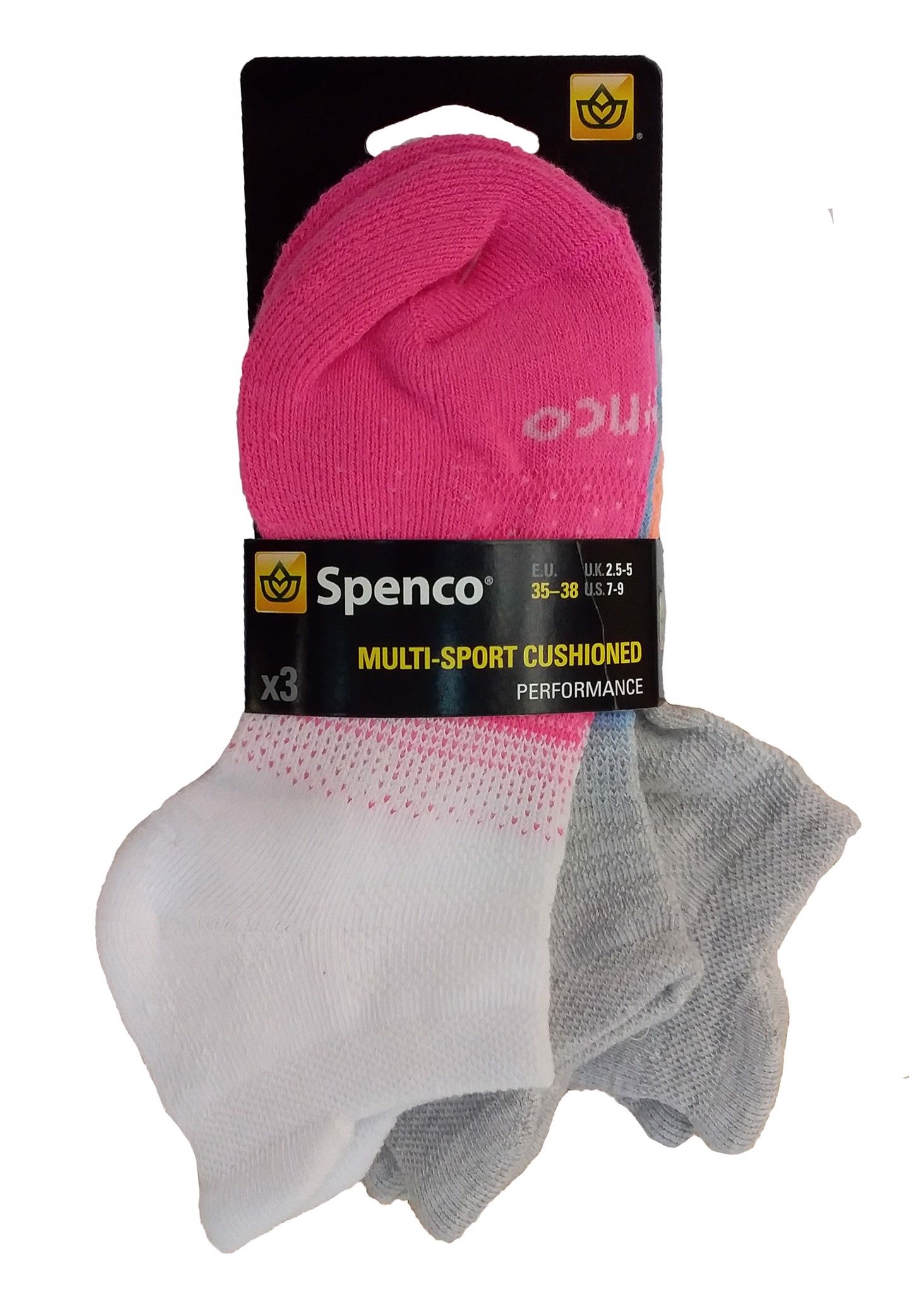 Combo 3 đôi vớ thể thao nữ Spenco Ombre HXC