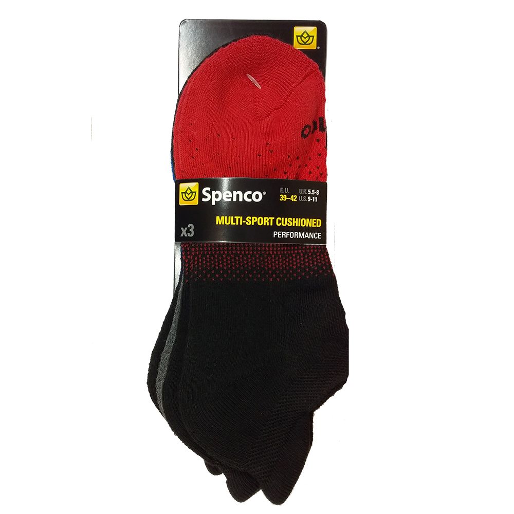 Combo 3 đôi vớ thể thao nam Spenco Ombre DXX