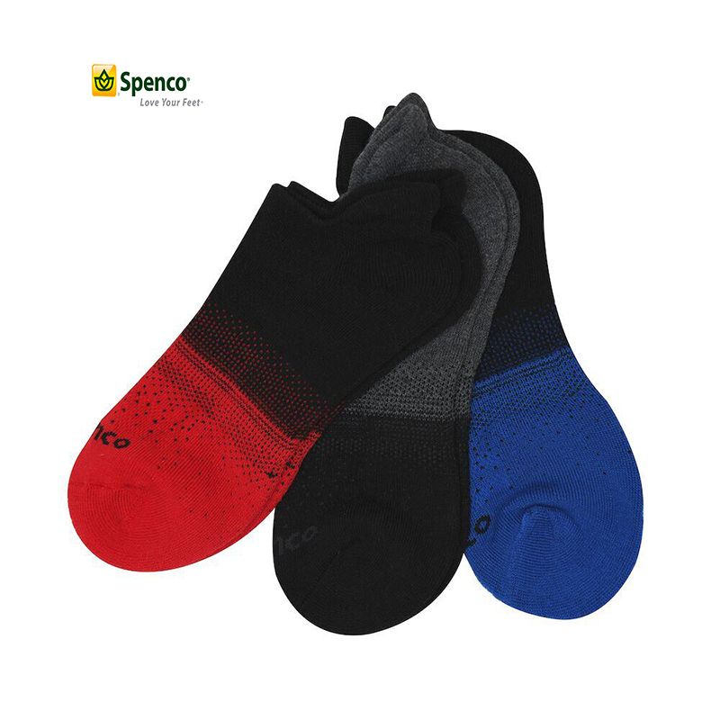Combo 3 đôi vớ thể thao nam Spenco Ombre DXX