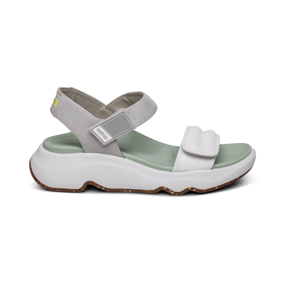  Giày Sandal sức khỏe nữ Aetrex Whit Mint 