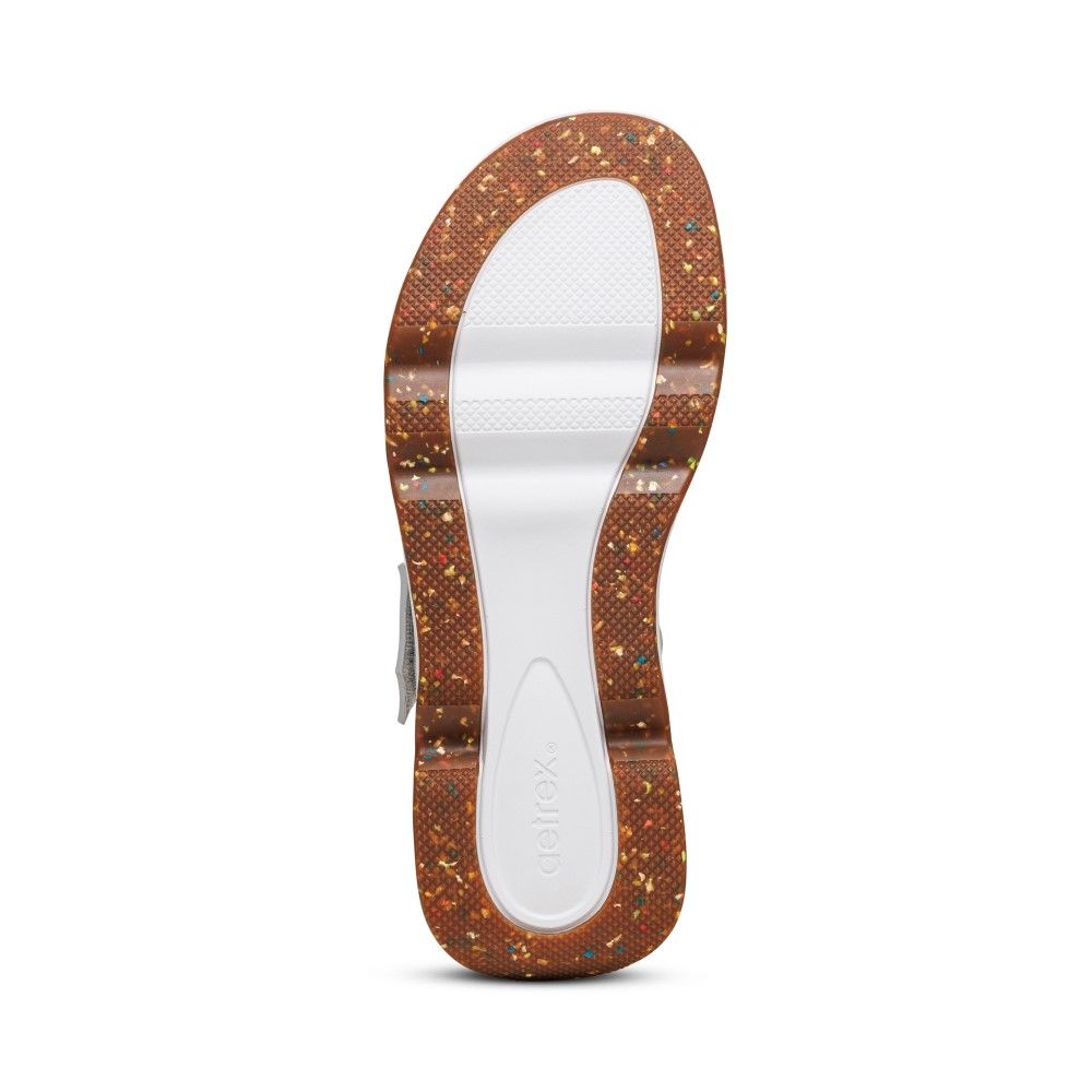 Giày Sandal sức khỏe nữ Aetrex Whit Mint
