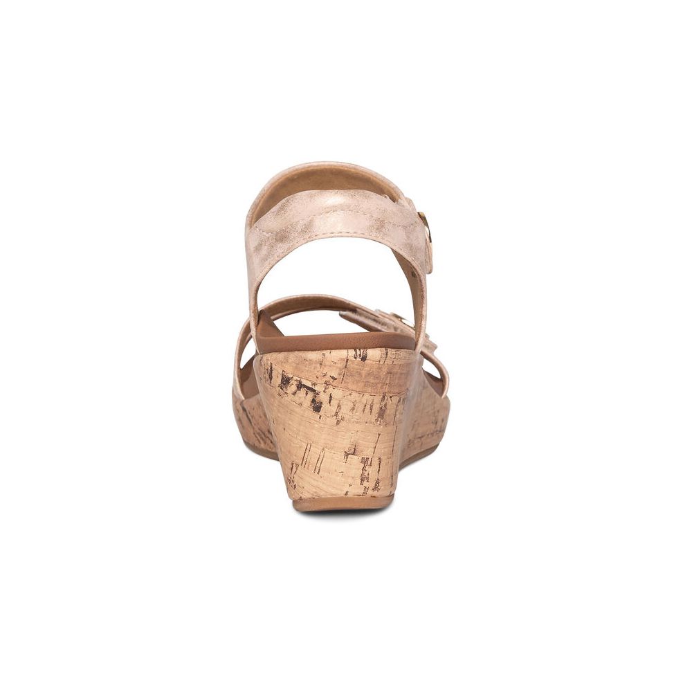 Sandal sức khỏe nữ Aetrex Livia Blush