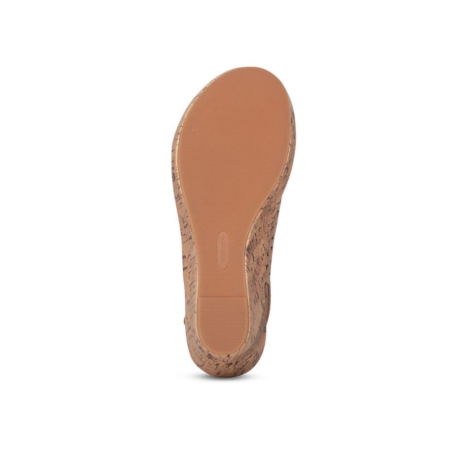 Sandal sức khỏe nữ Aetrex Cassidy Taupe