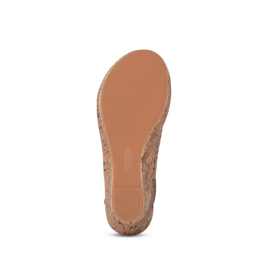 Sandal sức khỏe nữ Aetrex Cassidy White