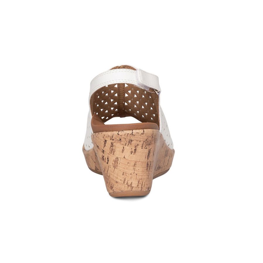 Sandal sức khỏe nữ Aetrex Cassidy White