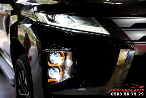  Trọn Bộ 6 Bi LED Laser Và Vòng Angel Eyes Cao Cấp Cho MITSUBISHI PAJERO SPORT 