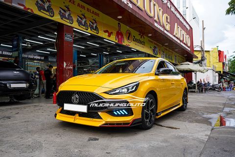  Xe MG5 2022 Nâng Cấp Body Kit Và Đuôi Cá Có Đèn Cao Cấp 