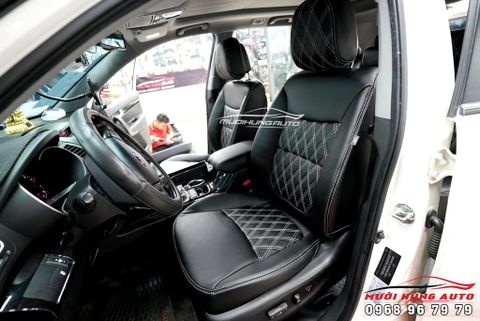  Mẫu Bọc Ghế Da Màu Đen Cao Cấp Cho KIA SORENTO 2018 Tại TPHCM 