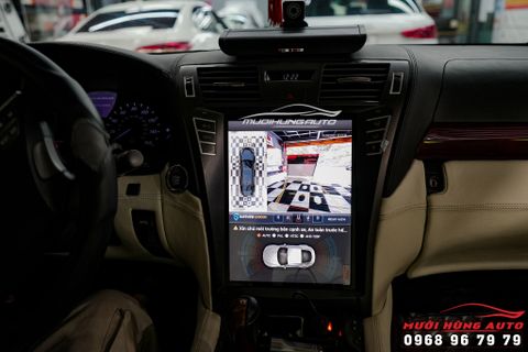  Gắn Màn Hình Android Và Camera 360 SAFEVIEW 3D LD900H Cho Xe LEXUS LS460L 2018 