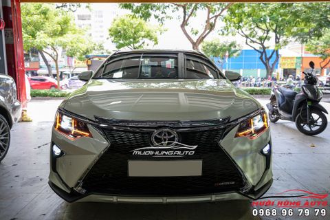  Nâng Cấp Cản Trước Và Đèn Pha Xe TOYOTA CAMRY 2015 - 2017 Lên LEXUS 