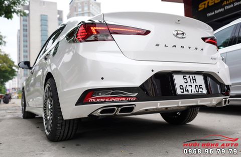  Độ Pô Thể Thao Cho Xe HYUNDAI ELANTRA 2020 Mẫu AMG Chính Hãng 