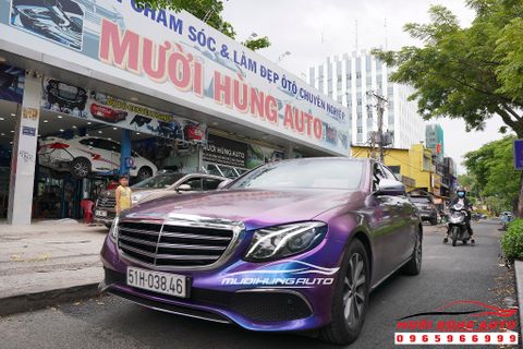  Dán Wrap Decal Đổi Màu Ô Tô MERCEDES E200 Sang Chảnh 