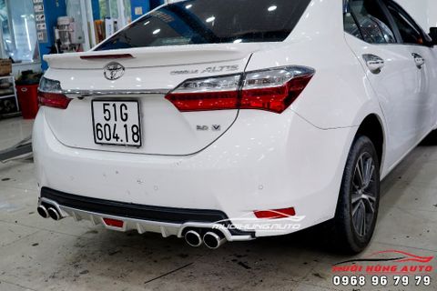  Lên Cặp Đuôi Pô Kiểu Tròn Đôi Thể Thao Cho TOYOTA ALTIS Uy Tín 