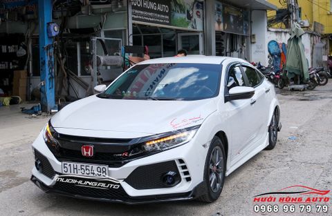  Độ Body Kit Honda Civic 2020 Mẫu Type R Xe Màu Trắng 