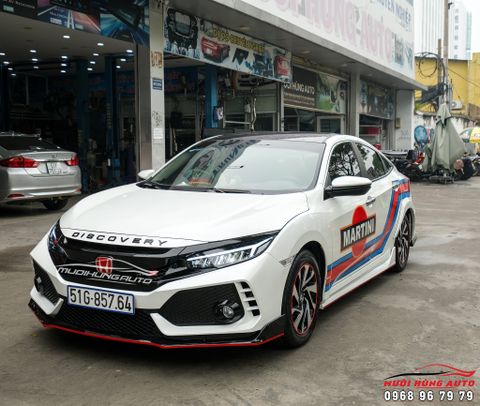  Honda Civic 2018 Thay Áo Mới Với Bộ Body Kit Thể Thao 