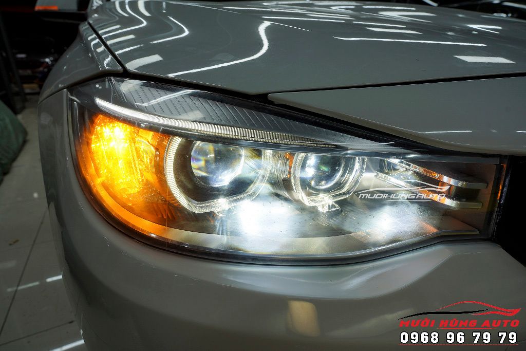 Nâng Cấp Đèn Pha Xe BMW 320I GT Bằng Bộ BI LED LASER Chính Hãng