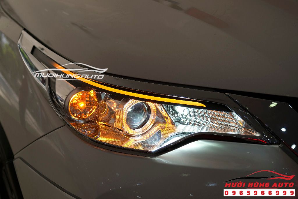 Độ Đèn LED Mí Mica Cao Cấp Cho Xe TOYOTA FORTUNER 2019