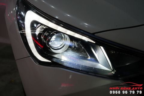  Độ Đèn Bi LED V20 Và LED 3 Màu Cho Xe HYUNDAI ACCENT Uy Tín 