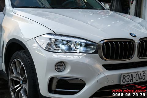  Độ Đèn Xe BMW X6 2012 - 2014 Độ Đèn Bi LED Laser Cao Cấp 