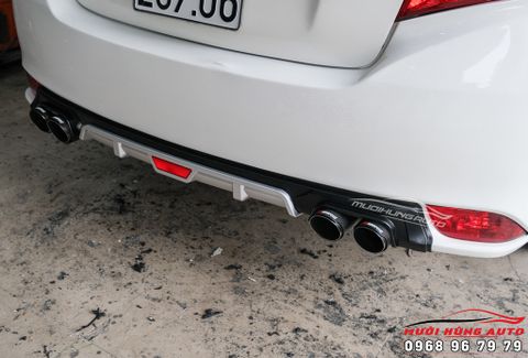  Độ Pô AKRAPOVIC Đôi Thể Thao Và Líp Pô Cho Xe Toyota Vios Đẳng Cấp 