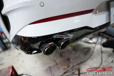  Độ Pô AKRAPOVIC Kết Hợp Van On Off Cho Xe KIA OPTIMA K5 2022 Uy Tín 